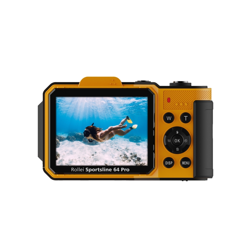 Rollei Sportsline 64 Pro digital camera, orange – 4