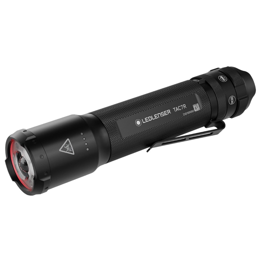 Ledlenser TAC7R Black Flashlight 2000 lumen