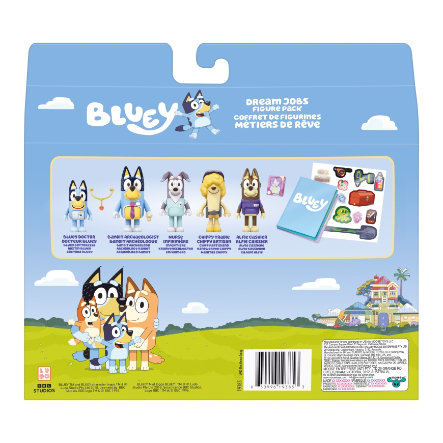 Bluey Unelmatyöt leluhahmot – 4