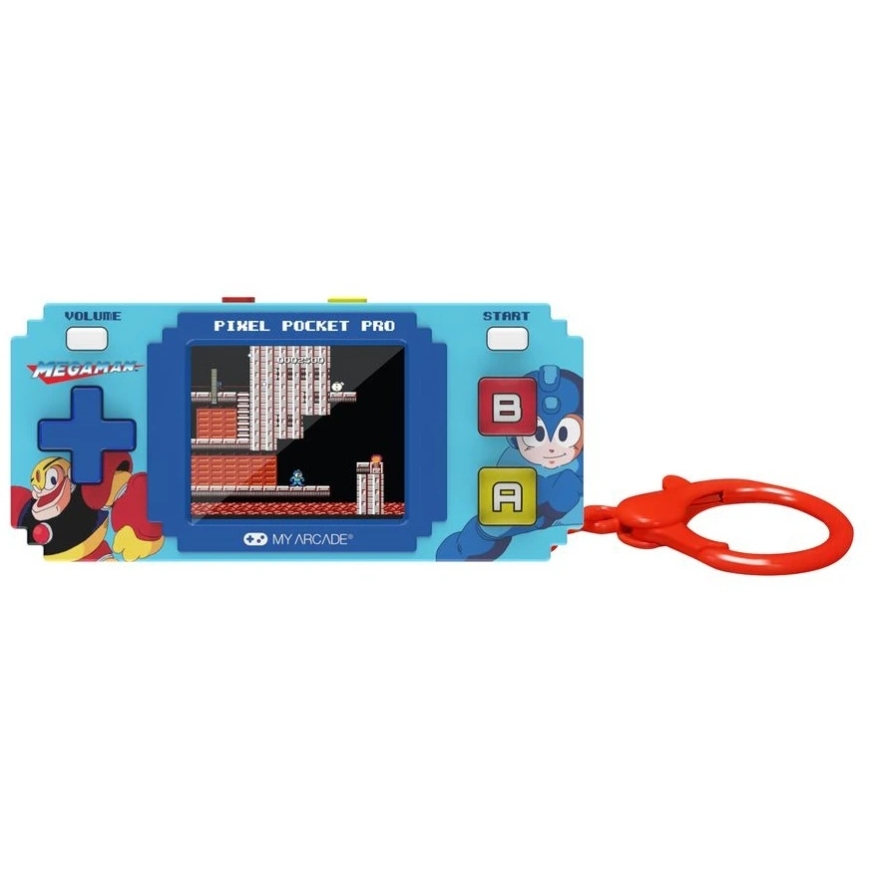 Žaidimų konsolė - My Arcade Pixel Pocket Pro Mega Man Mėlyna 2 colių 99,1 mm × 44,5 mm × 22,2 mm – 3
