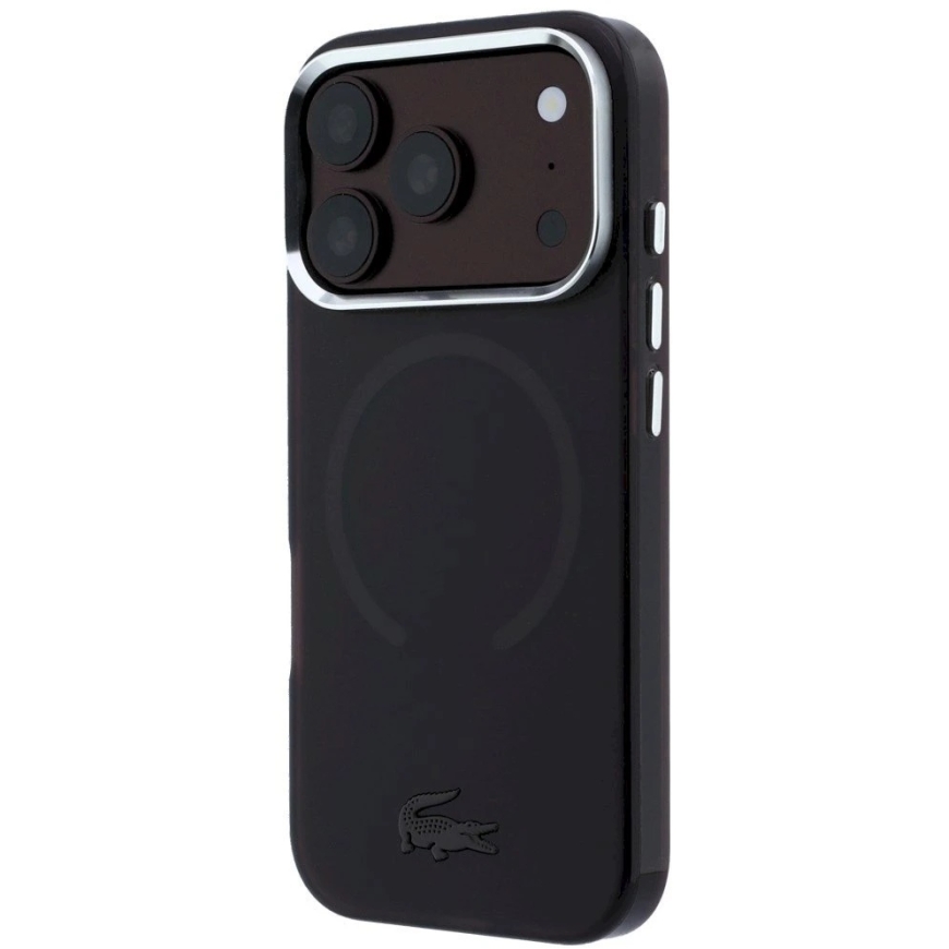 Lacoste IML jäätynyt MagSafe-kotelo iPhone 18 Pro Max / 17 Pro Max:lle / burgundinpunainen väri – 2