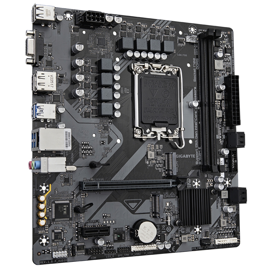 GIGABYTE B760M E emolevy Intel B760 LGA 1700 mikro ATX – 3