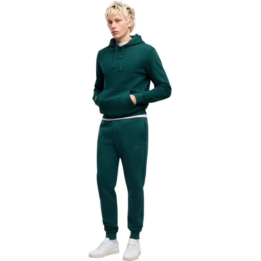 Vīriešu Puma ESS Small No.1 Logo kapuces džemperis zaļš 692914 70 (XL) – 4