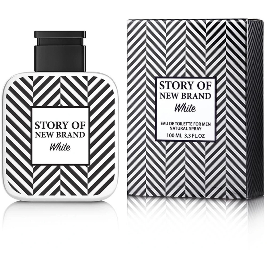 New Brand Parfums Naujas prekės ženklo „Baltas" tualetinis vanduo vyrams 100 ml – 3
