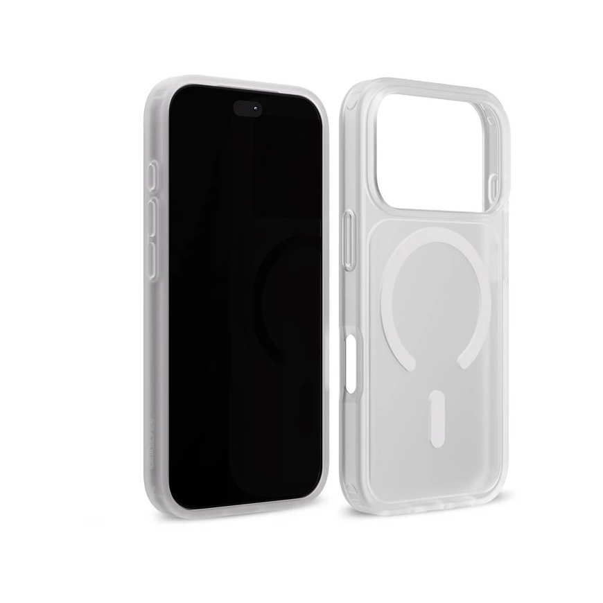 Kotelo iPhone 18 Pro / 17 Pro, valkoinen Crong Hybrid Matte Magnetic – 5
