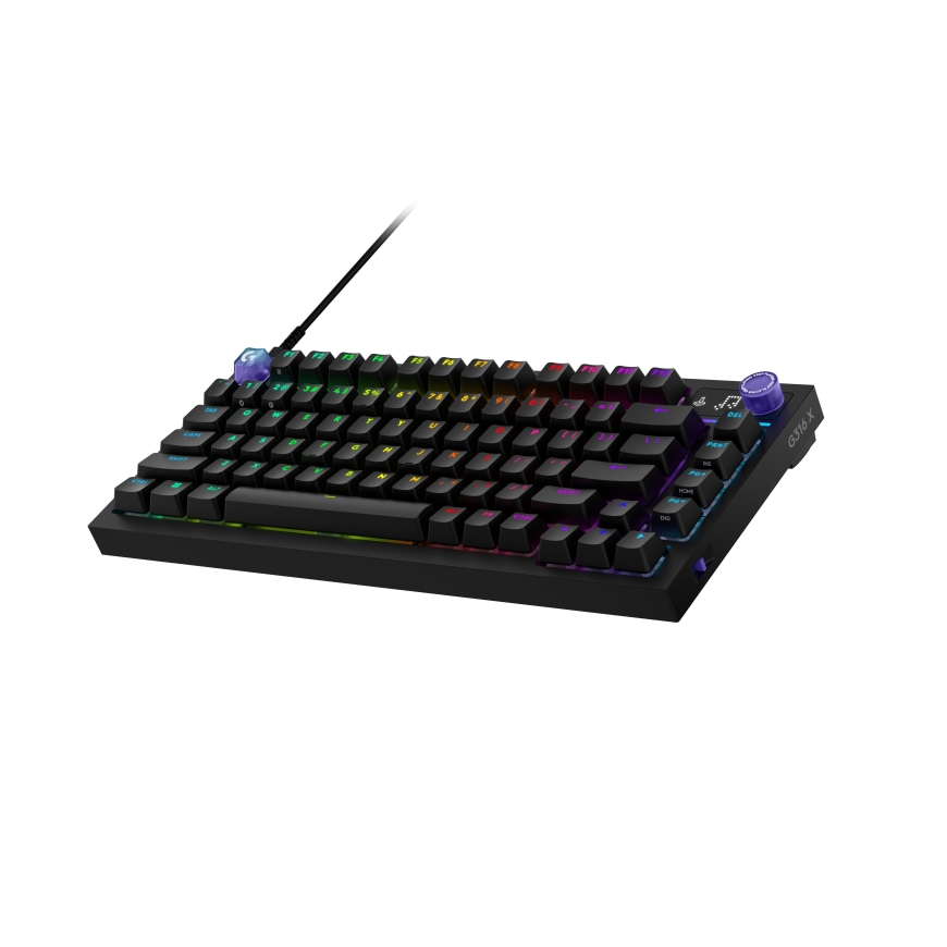 Logitech G316 X 75 spēļu tastatūra, melna – 2