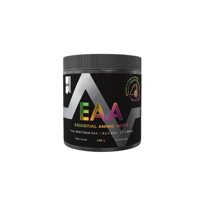 Puls Nutrition EAA aminohapete pulber, mango-passion, 300 g