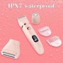Veet Scttomon elektriskais 3 vienā sieviešu trimmeris IPX7, bikini, sejai, ķermenim, USB-C Veet Scttomon elektriskais 3 vienā sieviešu trimmeris IPX7, bikini, sejai, ķermenim, USB-C
