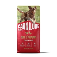 CARNILOVE Active Ankka ja Fasaani - kuiva koiranruoka - 12kg