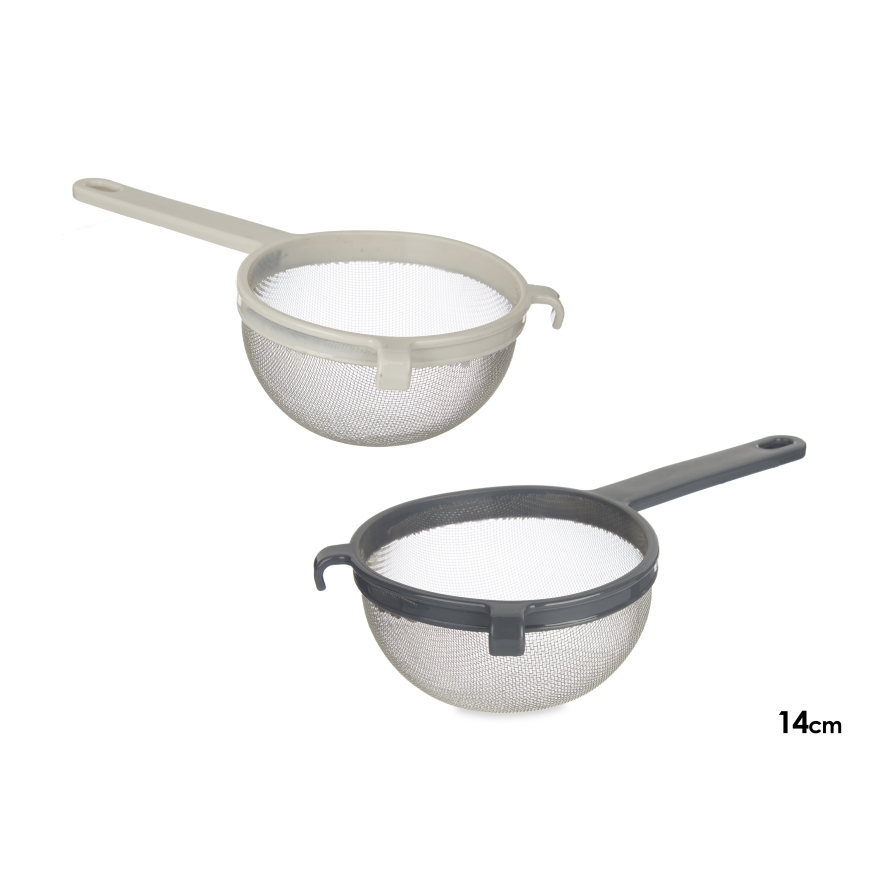 Strainer, 14 cm, Plastic/Metal, 26 × 13 × 7 cm, 86993, KINVARA