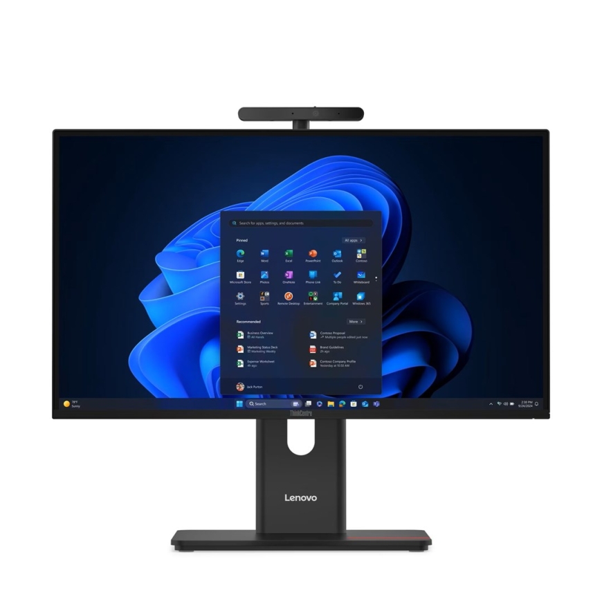 Lenovo ThinkCentre AIO M90a G6 Ultra 5 235 23,8" FHD IPS 120Hz 250 nits matt 16GB DDR5 5600 512GB SSD GeForce RTX 4050 6GB 5MP k – 3
