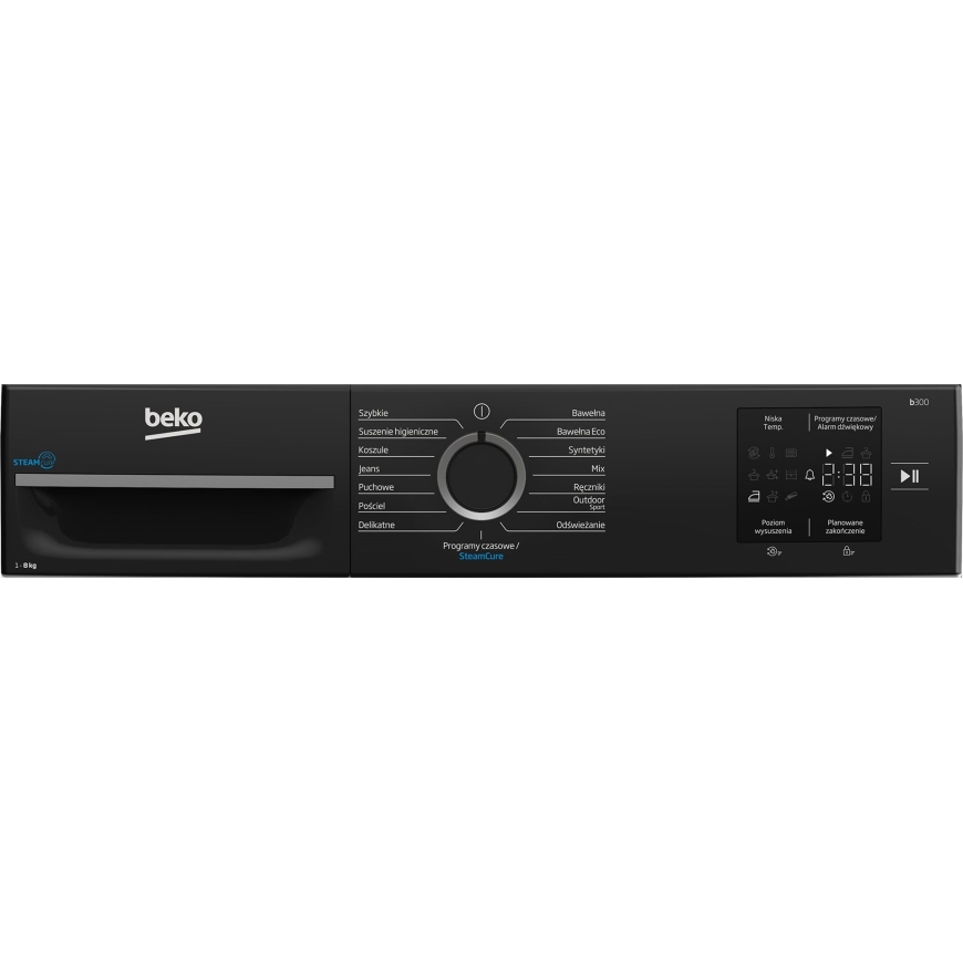 Автоматическая сушилка BEKO BM3T3823WBW 8 кг с тепловым насосом – 2