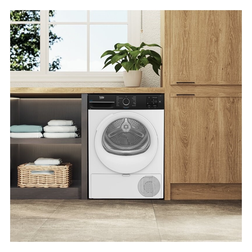 Автоматическая сушилка BEKO BM3T3823WBW 8 кг с тепловым насосом – 5