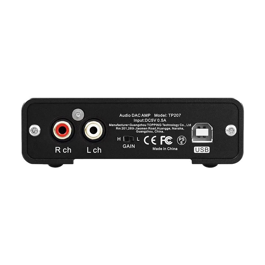 Topping DX1 II BK - Compact USB DAC and headphone amplifier, black – 2