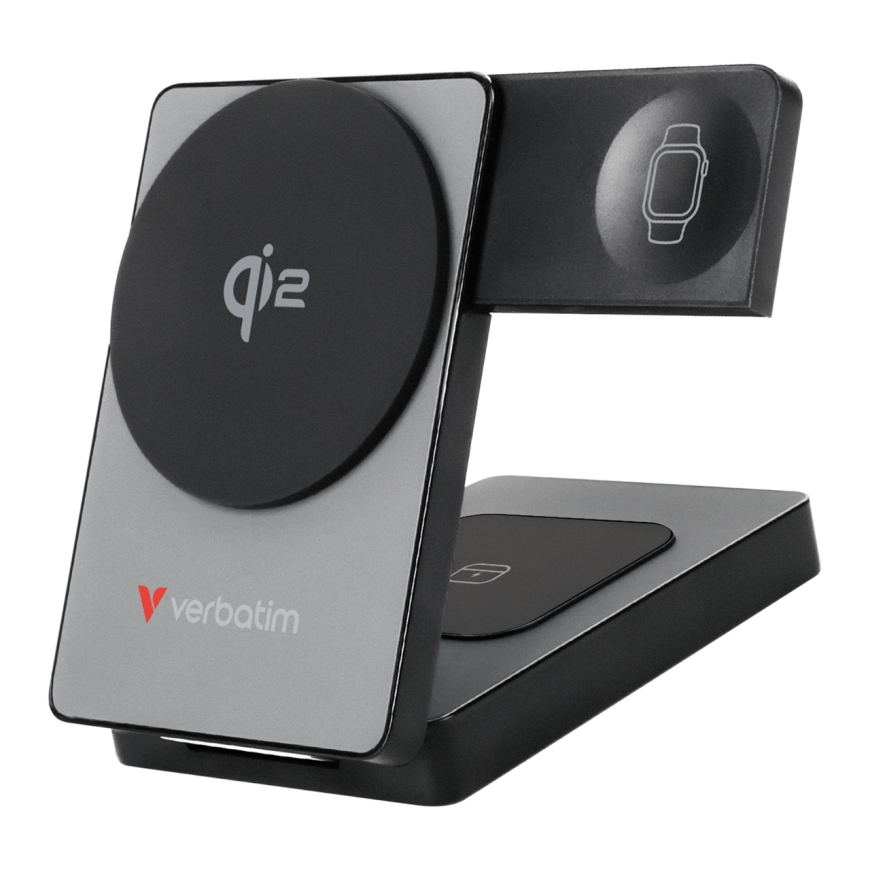 Verbatim 32294 ārējais akumulators Litija polimērs (LiPo) 5000 mAh Bezvadu lādēšana Pelēks