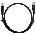 Spacetronik USB2.0 Type C LED-kaapeli 60W silikoninen, musta, 0,5 m Spacetronik USB2.0 Type C LED-kaapeli 60W silikoninen, musta, 0,5 m
