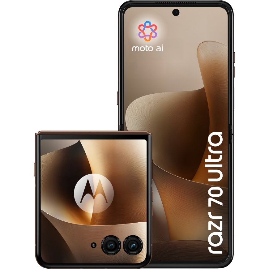 Motorola Razr 70 Ultra 5G tālrunis, 512/16 GB, Cocoa