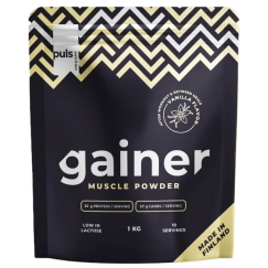 Puls Nutrition Gainer, vanilė, 1 kg