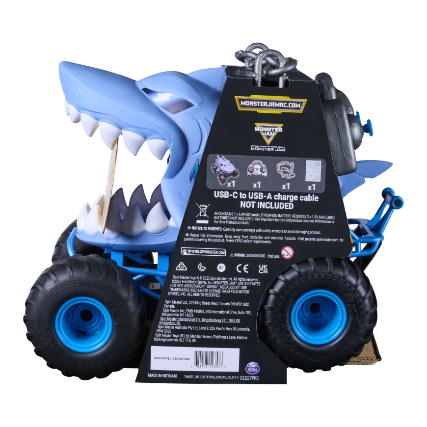 Monster Jam Pureva Megalodon, remote control – 2