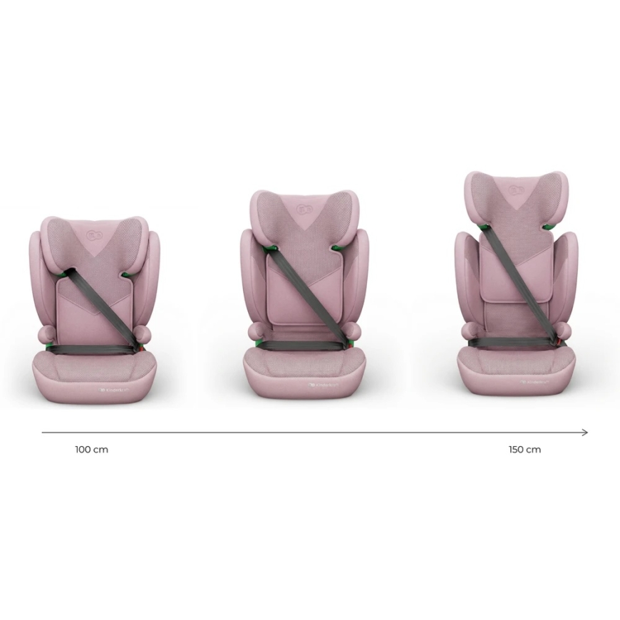 KINDERKRAFT Junior Fix 2 Plus Car Seat, 100-150 cm, Pink, KCJUFI20PNKPL0N – 2