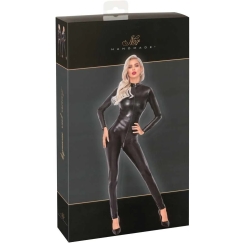 Noir Jumpsuit Zip L