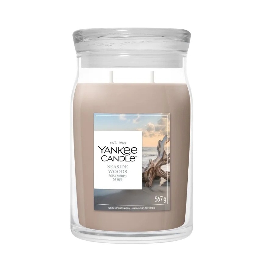 Aromatizētā svece YANKEE CANDLE SEASIDE WOODS 567 g liela