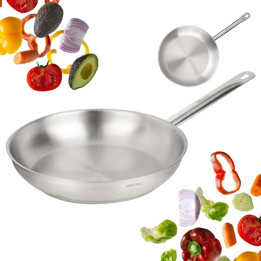King Hoff Pan, stainless steel 21ct, 28cm, kinghoff, kh-2020 – 4