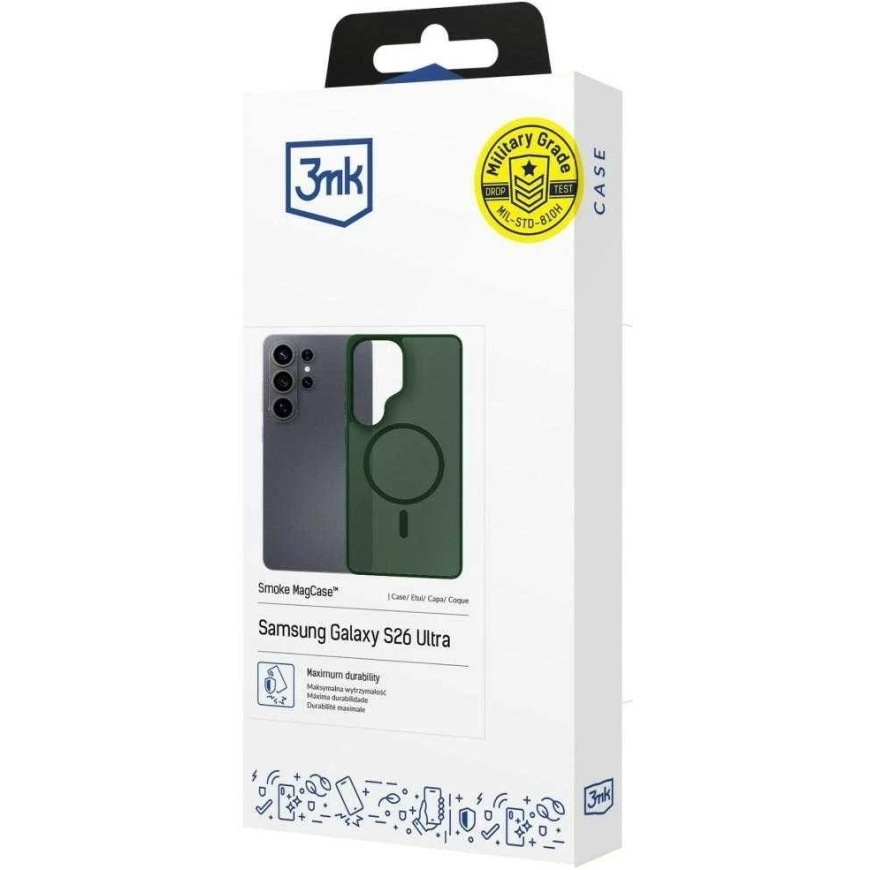3MK Smoke MagDėklas чехол для Samsung Galaxy S26 Ultra Зеленый – 2