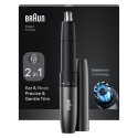 Braun ear and nose trimmer + two blades, EN20, gray Braun ear and nose trimmer + two blades, EN20, gray