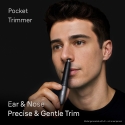 Braun ear and nose trimmer + two blades, EN20, gray Braun ear and nose trimmer + two blades, EN20, gray
