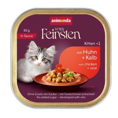 ANIMONDA Vom Feinsten Kitten kastmes kana ja veis - märg kassitoit - 85 g