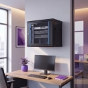 Стойка RACK9U настенная Spacetronik SPR_9UP_60_45_50B