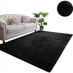 Strado Strado Dywan Alpaca Strado 80x150 AlpacaBlack (Czarny) uniwersal