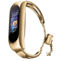 Fusion Accessories kullatud metallist käevõru Xiaomi Mi Band 3/4/5/6 Fusion Accessories kullatud metallist käevõru Xiaomi Mi Band 3/4/5/6