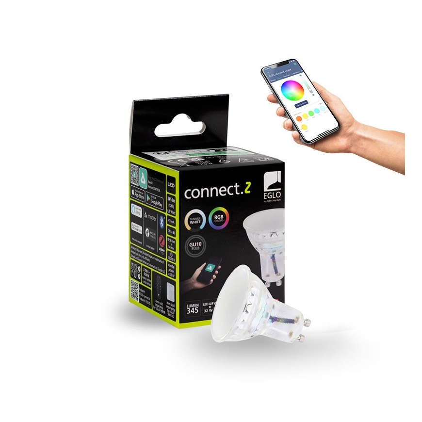 Eglo Connect.z išmanusis šviestuvas, GU10, RGB+CCT, 4,9 W, 345 lm, 1 vnt – 2
