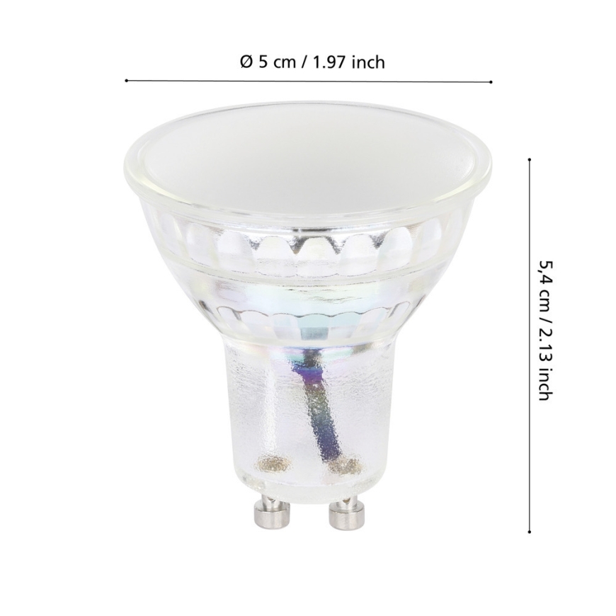 Eglo Connect.z smart bulb, GU10, RGB+CCT, 4.9 W, 345 lm, 1 pc – 3