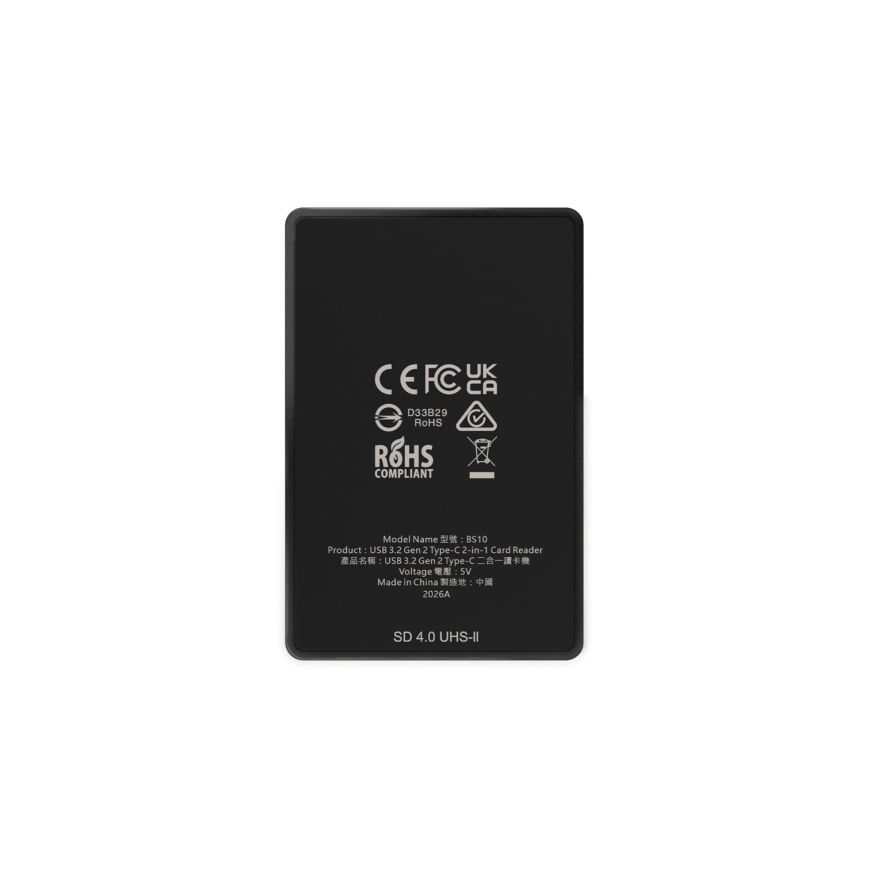 Mälukaardi luger SILICON POWER CreatePro BS10 CFexpress Type B ja SD 4.0 10 Gb/s must – 3