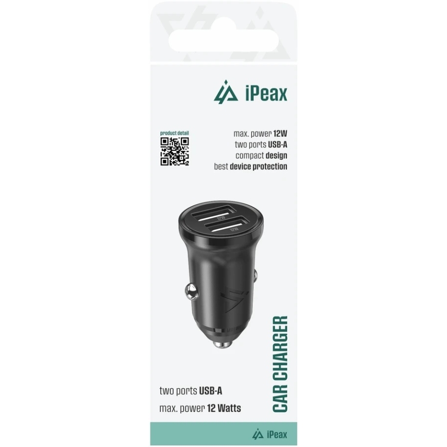 iPEAX Car charger 2x USB-A / 2.4A