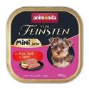 ANIMONDA Vom Feinsten Junior Mini Turcija ar teļa gaļu un ābolu - mitra suņu barība - 100g