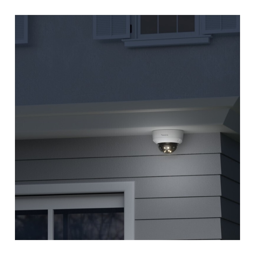 Reolink Duo 3V PoE 16MP AI Dome välistingimusteskaamera kahe objektiiviga ja LED-spotloodiga – 4