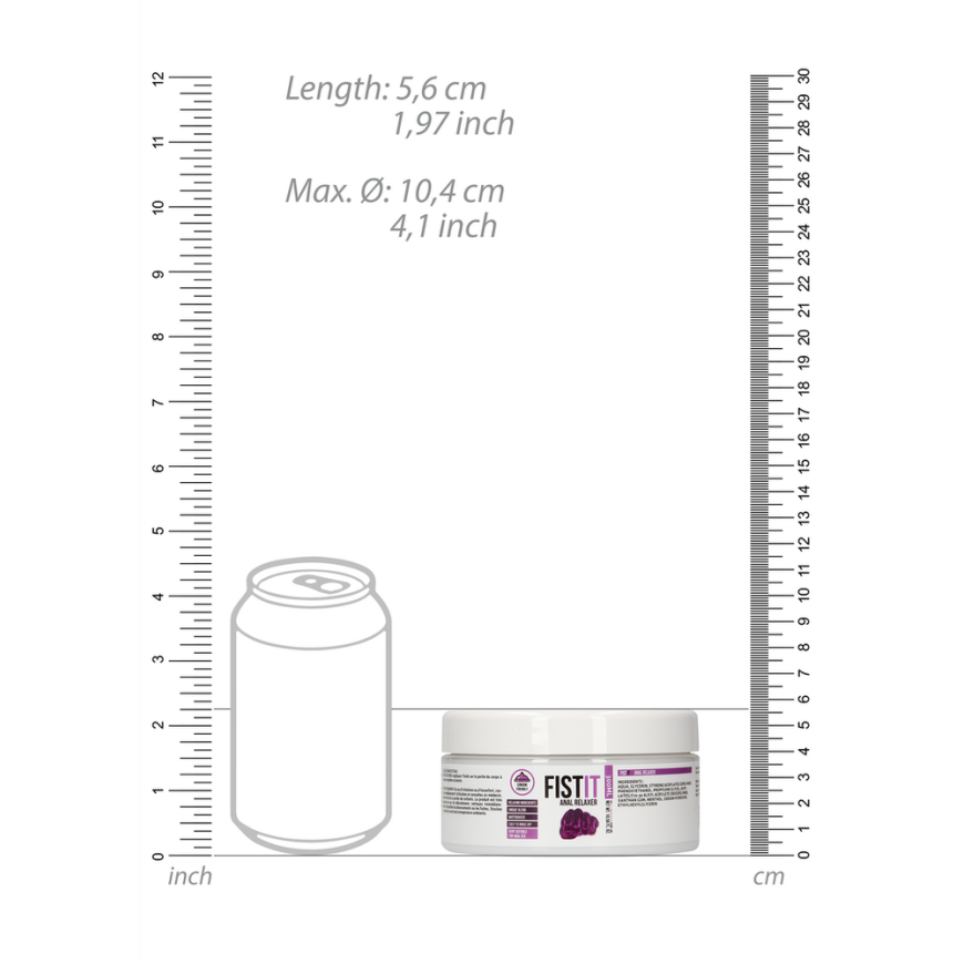 ShotsToys Fitingu Geel Fist It - Anaalrelaksant - 300 ml – 4