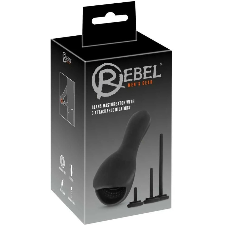 Rebel Glans Masturbation w.3Di