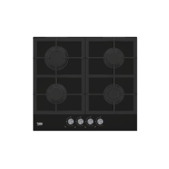 Beko HILG 642C5 SB Black Built-in 60 cm Gas 4 zone(s)
