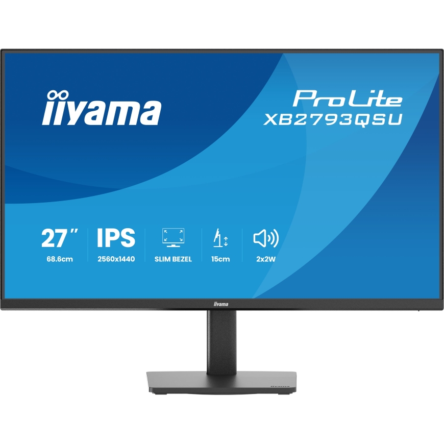 iiyama ProLite XB2793QSU-B1 kompiuterio monitorius 68,6 cm (27") 2560 x 1440 pikseliai Quad HD LED J – 3