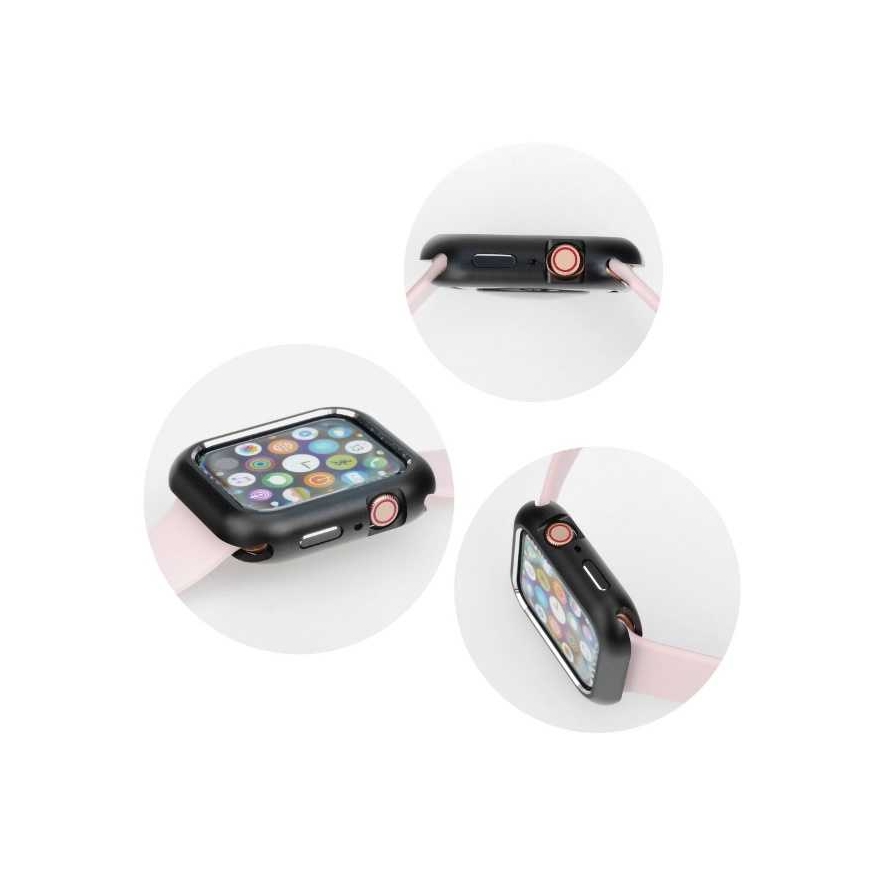 Riff "360° magnetinis metalinis dėklas Apple Watch 40mm juodas"