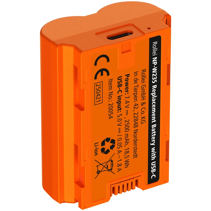 Rollei NP-W235 USB-C laaditav aku – 2