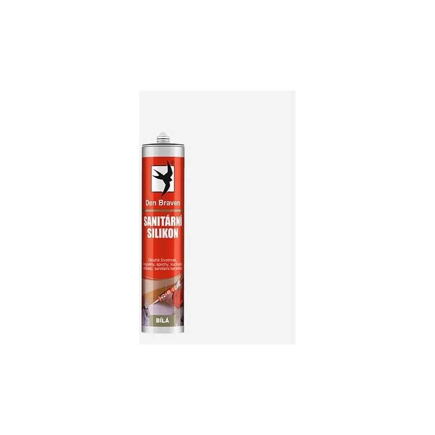 Den Braven Sanitārais silikons 280ml balts RL