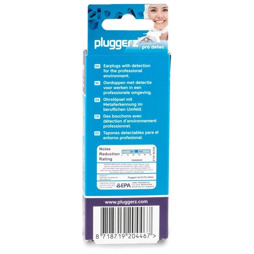 Tzmo Pluggerz, Pro, Kõrvatropid, Sinine, 4 tk Unisex – 3