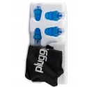 Tzmo Pluggerz, Pro, Earplugs, Blue, 4 pcs Unisex