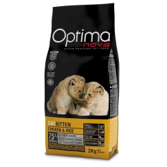 OPTIMANOVA Kissan Mono Kana ja Riisi - kuiva kissanruoka - 2kg